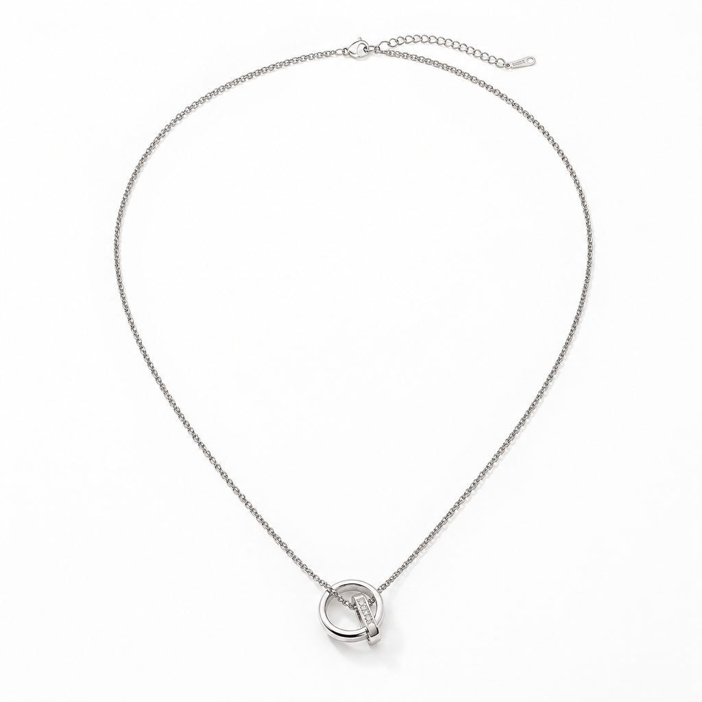 Eterna Double Ring Necklace