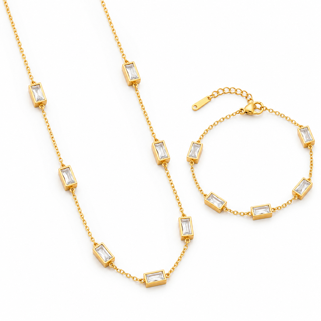 Amoura Luxe Celeste Clover Set