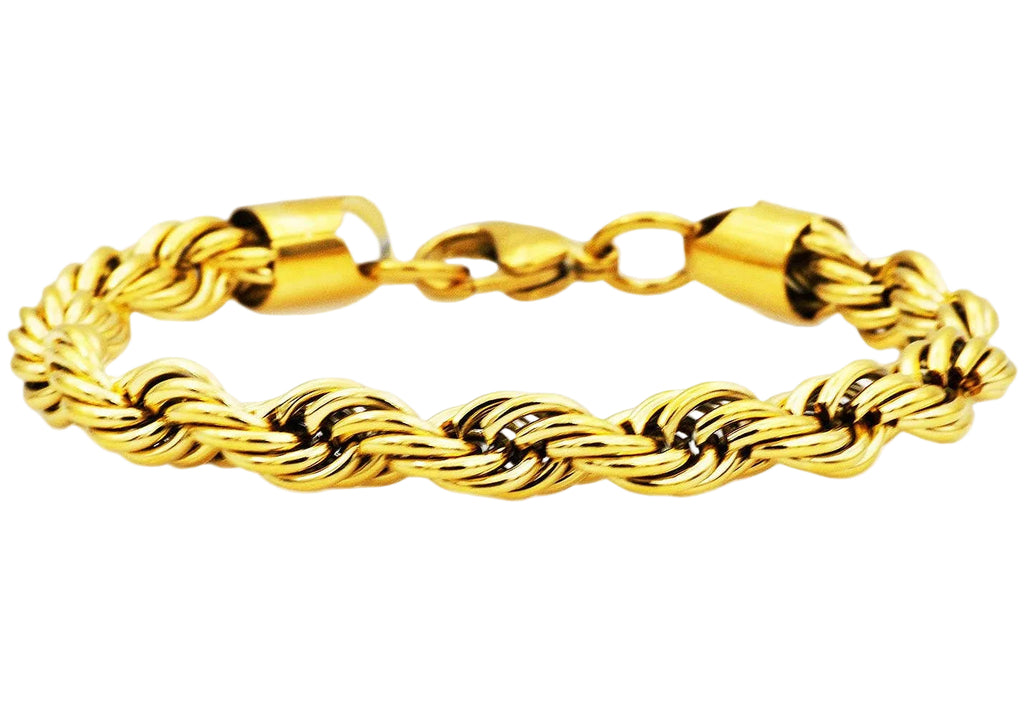 Éclipse Rope Bracelet – Stainless Steel Chain