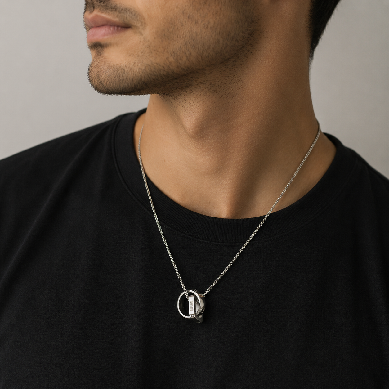 Eterna Double Ring Necklace
