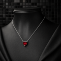 Eternal Heart Ruby Jewelry Set – Sterling Silver 925