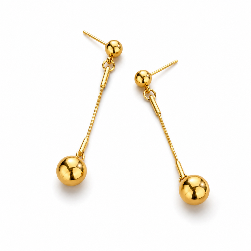 Éternel Lumina Mesh Set –  Stainless Steel 18K Gold Plated Classic Jewelry Set