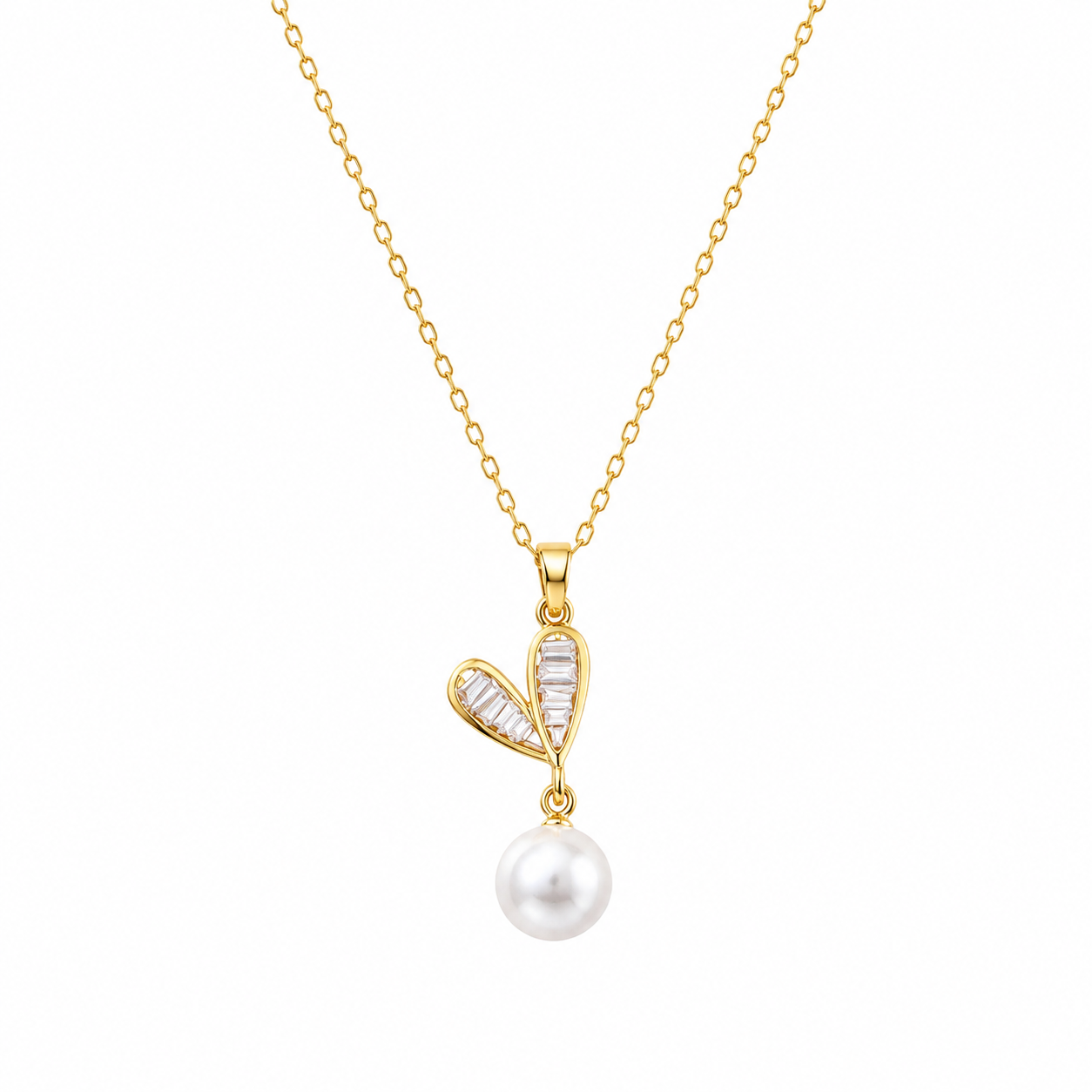 Lumière Amour Pearl Set – 18K Gold Plated
