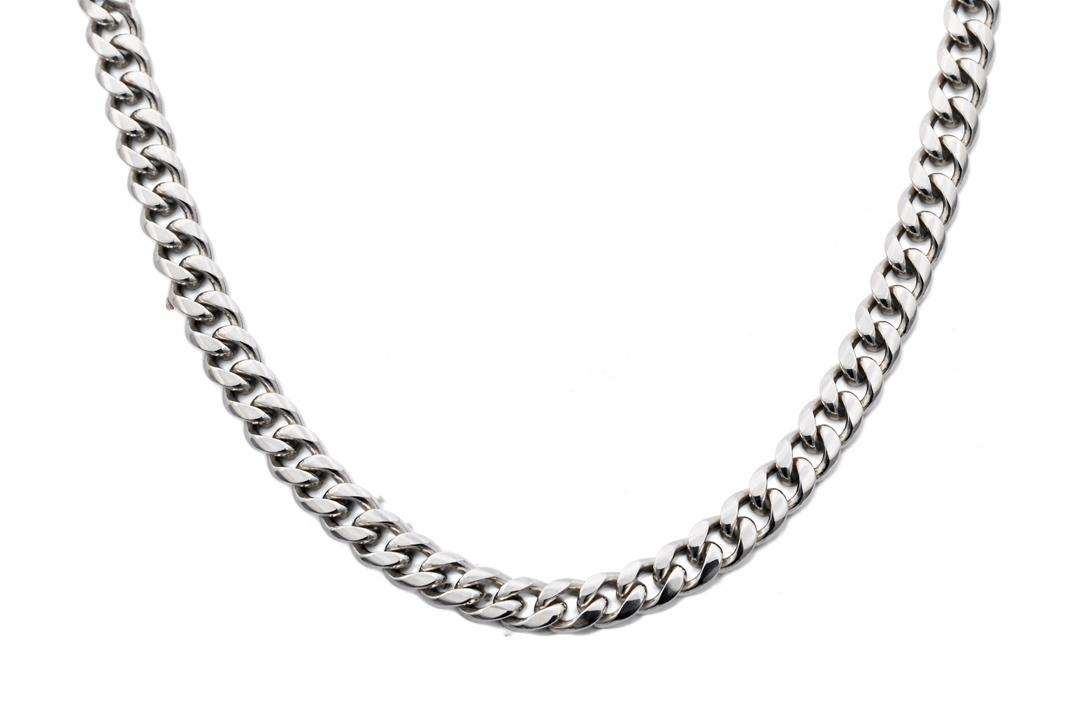 8mm Cuban Link Chain Necklace – Stainless Steel | Bold Minimal Statement