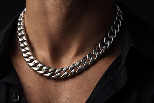 8mm Cuban Link Chain Necklace – Stainless Steel | Bold Minimal Statement