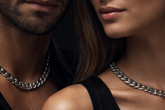 8mm Cuban Link Chain Necklace – Stainless Steel | Bold Minimal Statement