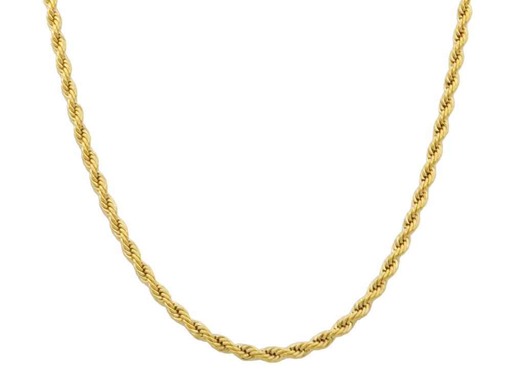 24 Inch 5mm Stainless Steel Chain Necklace | Amoura Luxe